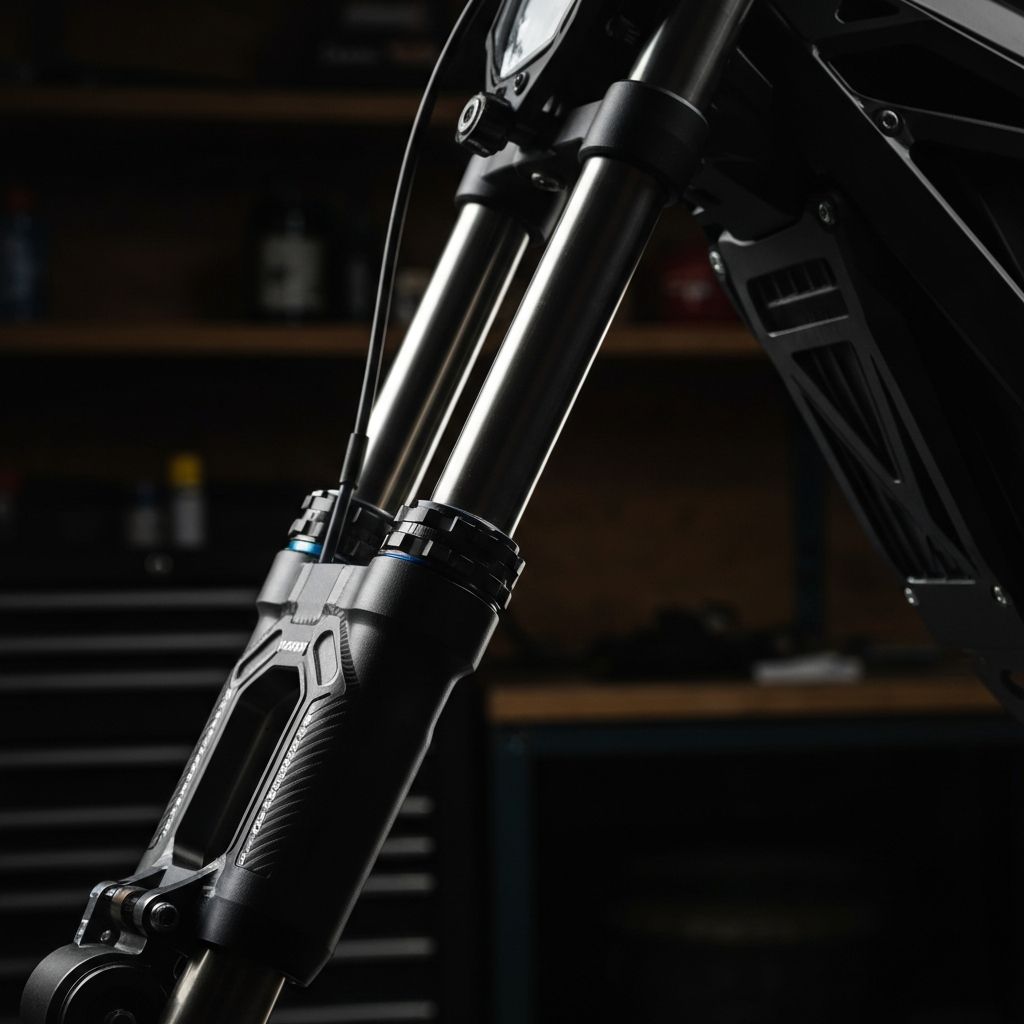 FastAce AHX12RV fork installation on Sur-Ron Light Bee