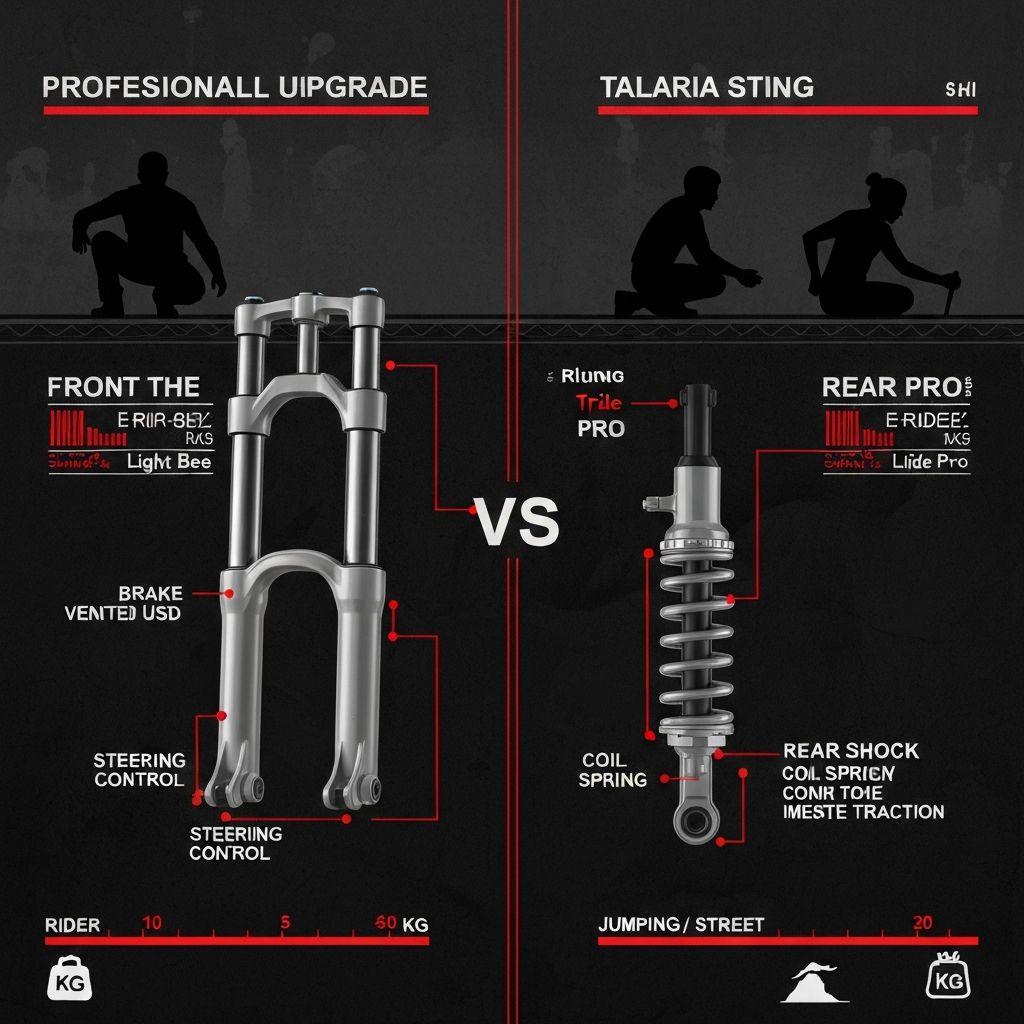 Fork or Rear Shock First? Best Suspension Upgrade Order for Sur-Ron, Talaria and E-Ride Pro