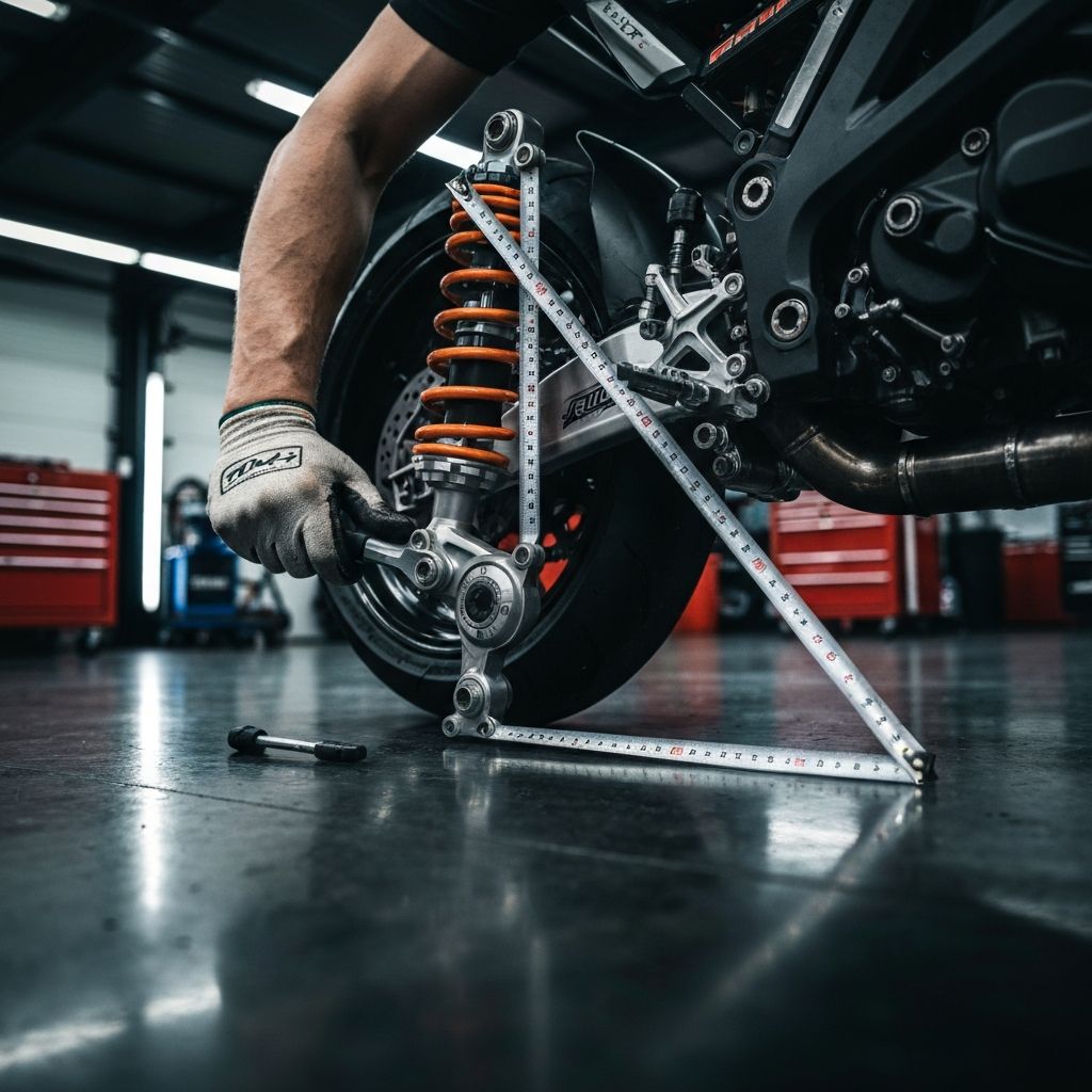 Rear shock sag setup and adjustment guide